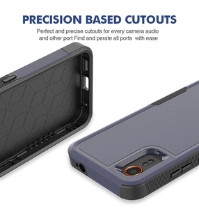 Housse antichoc double couche pour téléphone portable pour <span class=keywords><strong>Samsung</strong></span> Galaxy <span class=keywords><strong>Xcover</strong></span> 7 Hybrid Armor PC Coque arrière en TPU - Product Image 5