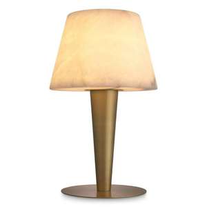 Marble Desk <b>Lamp</b> W300 H500 LED Light Source E26 Bulb <b>Base</b> Switch Control Single Head <b>Table</b> <b>Lamp</b> For Bedroom Living Room - Product Image 1