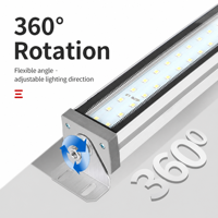 Lampe de travail universelle Jiuzheng 110-220V en alliage d'aluminium de 350 mm de long pour machine-outil, LED de sécurité antidéflagrante avec alarme incendie pour la maison