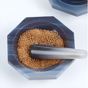 Laboratoriumkwaliteit agaat vijzel en stamper set |   Slijtvast, 40-200 mm voor precisieslijpen - Product Image 3