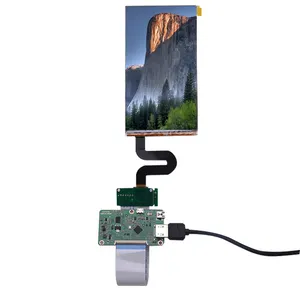 OEM HDMI için MIPI sürücü panosu 6.3 inç lcd modül ekran 1440*2560 2k lcd yüksek kontrast 60 pins için 3d yazıcı tıbbi ekran