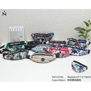 Borsa da petto stampata 33x7,5x16 cm per donna, stile alla moda per viaggi all'aperto - Product Image 3