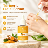 Sérum Visage Hydratant Anti-Âge au Curcuma et Acide Hyaluronique, Vitamine C, Éclat et Lissage de la Peau - Vente en Gros - Fabricant et Fournisseur