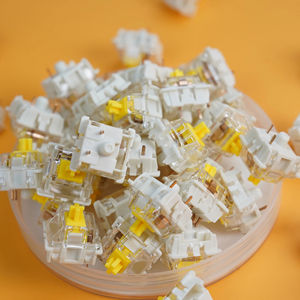 Accessoires pour clavier mécanique <span class=keywords><strong>GATERON</strong></span> G Pro 3.0, interrupteur jaune, interrupteur argenté, couvercle supérieur, pré-lubrification - Product Image 4