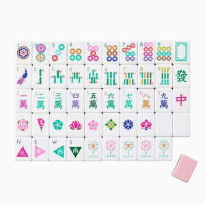 4 máy nghe nhạc hội đồng quản trị mahjong trò chơi thiết lập tùy chỉnh mực Acrylic 4 Lớp Laser khắc mô hình mahjong gạch - Product Image 4