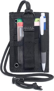 Verstellbarer Klettverschluss Oxford-Stoff Taktisches ID-Etui Spezial-Geldbörse <span class=keywords><strong>Organizer</strong></span> mit Ausweishalter 13*9,5cm - Product Image 5