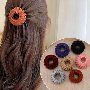 Nid d'oiseau <span class=keywords><strong>magique</strong></span> Barrettes en plastique extensible <span class=keywords><strong>pince</strong></span> à <span class=keywords><strong>chignon</strong></span> accessoires pour porte-queue de cheval <span class=keywords><strong>pince</strong></span> à chouchous pour cheveux bouclés épais - Product Image 1