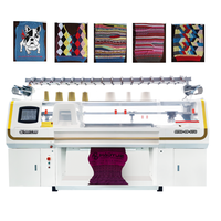 Machine à tricoter à trame merveilleuse pour les pulls avec système double de 52 pouces