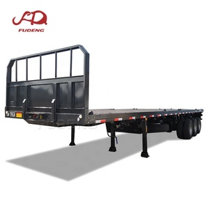 <span class=keywords><strong>Remorque</strong></span> a  <span class=keywords><strong>plateau</strong></span> 20 40 45 pieds, 3 a 4 Essieux pour un Tonnage de 40 a 100t - Product Image 2
