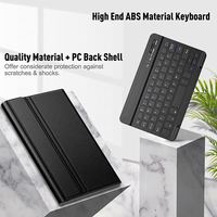 Casing Keyboard X517 untuk Samsung Galaxy Tab A7 Lite 8.7 2021 Tablet Keyboard Nirkabel Lepas Pasang Desain 3-in-1 Tempat Pensil Hadiah