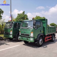 Mini Howo Camions à Benne Basculante à Cabine Simple LHD RHD 4X2 6 Roues 8 Capacité de 10 Tonnes d'occasion à vendre