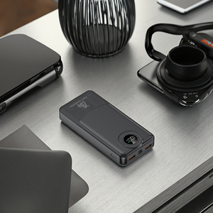 Batería Externa Ultra Delgada Portátil con Pantalla LED, Carga Rápida PD de 20W, Puertos USB-C y USB Dobles, Alta Capacidad de 20000mAh, Batería de Litio-Polímero - Product Image 5