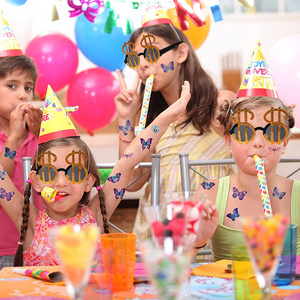 Gafas de Fiesta con Puntos, Divertidas y Creativas, Accesorios para Fotos de Cumpleaños, Decoración para Pasteles, Gafas de Sol con Espejo para Selfies, Accesorios para Fotografía - Product Image 6