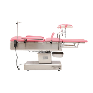 Table d'examen gynécologique électrique, table d'opération de type escamotable avec mousse à mémoire de forme pour la <span class=keywords><strong>gynécologie</strong></span> et l'obstétrique - Product Image 6