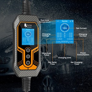 Chargeur EV portable Feyree 11 kW Type 2 16A, réglable, avec contrôle WiFi par application, niveau 2, chargeur rapide portable pour voiture électrique - Product Image 2