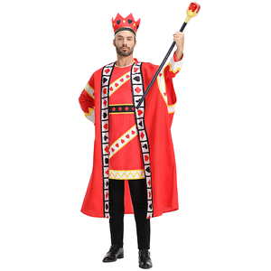 Disfraz <span class=keywords><strong>de</strong></span> Princesa <span class=keywords><strong>de</strong></span> Halloween para TV <span class=keywords><strong>y</strong></span> Cine, Vestidos <span class=keywords><strong>de</strong></span> Cosplay, Traje a Juego Familiar Rey <span class=keywords><strong>de</strong></span> Póker, Disfraz <span class=keywords><strong>de</strong></span> Rey Rojo para Actuaciones en Escenario - Product Image 1
