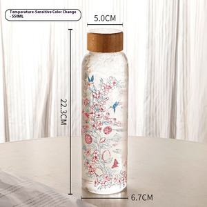 550ml verre à haute teneur en borosilicate tasse à infusion froide grande capacité verres à thé et boissons à changement de couleur - Product Image 6