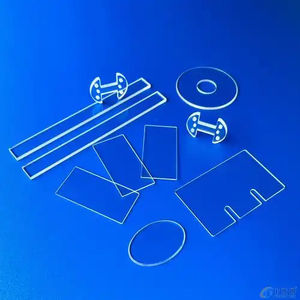 Plaque ronde en quartz de silice fondue sur mesure, haute pureté, haute transmission, JSG1 JGS2, OD55-150mm - Product Image 1