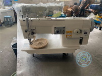 Machine à coudre industrielle zigzag à entraînement direct par ordinateur, synchronisation automatique, robuste, électronique