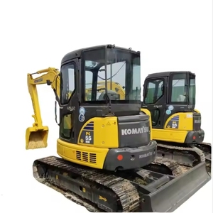 Excavadora PC55 de 6 Toneladas de Origen Japonés, Motor Isuzu, Caja de Cambios, 90% Nueva, de Segunda Mano, Equipo de Construcción Pesada de 5 Toneladas - Product Image 1