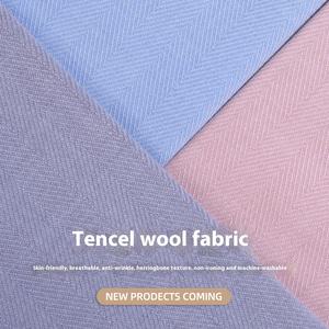 Antirughe Lyocell <span class=keywords><strong>lana</strong></span> elasticizzata camicia da uomo a maniche lunghe uomo manica lunga con bottoni camicie - Product Image 5