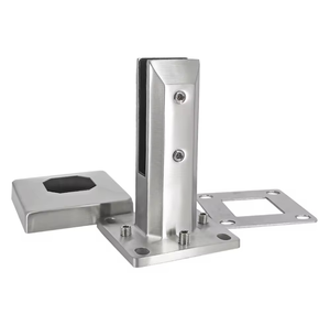 Barandilla sin Marco BNS con Vidrio Australiano de 12 mm, Abrazadera de Acero para Piscina, Clip para Vidrio y Puerta para Cerramiento de Piscina - Product Image 4