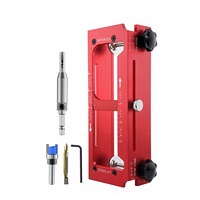 Outil de positionnement de trous pour charnières de serrures de porte, laser à points en alliage d'aluminium de qualité industrielle, pour le travail du bois, importé de Chine