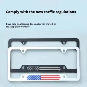 Marco <span class=keywords><strong>de</strong></span> Matrícula <span class=keywords><strong>de</strong></span> Aluminio para Automóvil Y2908, para Placas <span class=keywords><strong>de</strong></span> Matrícula <span class=keywords><strong>de</strong></span> Tamaño Estadounidense - Product Image 6