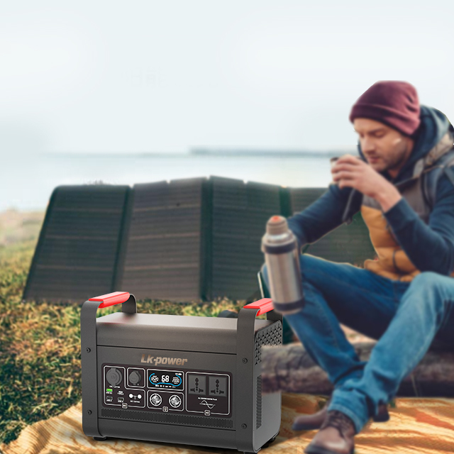 2000w Portable Power Station 1536 Wh Backup Lithium Battery with PD 100W, Solar Generator for RV Van Camping Emergency Outdoor
