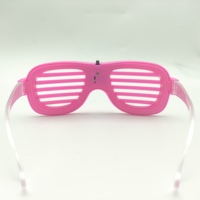 Nouvelles lunettes lumineuses LED néon colorées, lunettes en plastique fantaisie pour Halloween, Noël, anniversaire et fête du Nouvel An