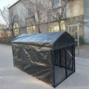 Stylo de jeu pour chien en métal noir de haute qualité avec un cadre confortable pour la maison de votre animal de compagnie - Product Image 1
