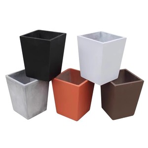 <span class=keywords><strong>Maceta</strong></span> Moderna Minimalista Nórdica Creativa <span class=keywords><strong>Cuadrada</strong></span> Trapezoidal Resistente a la Corrosión Pintada con Spray para Plantas Suculentas - Product Image 5