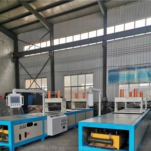 Cam Fiber çubuk ekipman çift sistem Multistation hattı makinesi PLC kontrollü ISO9001 sertifikalı <span class=keywords><strong>Pultrusion</strong></span> ekipmanları - Product Image 6