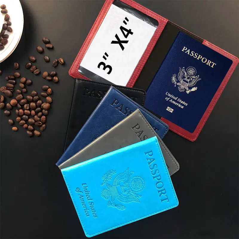 Новый бизнес с отделением для паспорта, мячи для снятия стресса из полиуретана по низким ценам, пустой кожаный обложка для паспорта 4*3 дюйма Запись карты паспорт Чехол-книжка