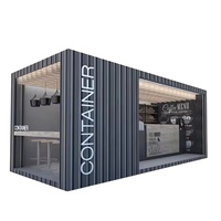 Mobil-home de 20 pieds avec structure en acier galvanisé antirouille |   Appartement et Cabane Modulaires Préfabriqués Modernes