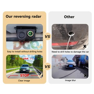 Smartour không thấm nước xe lùi máy ảnh với tầm nhìn ban đêm xe phía sau xem lại Radar đậu xe Cảm biến hỗ trợ đảo chiều 2 trong 1 - Product Image 3