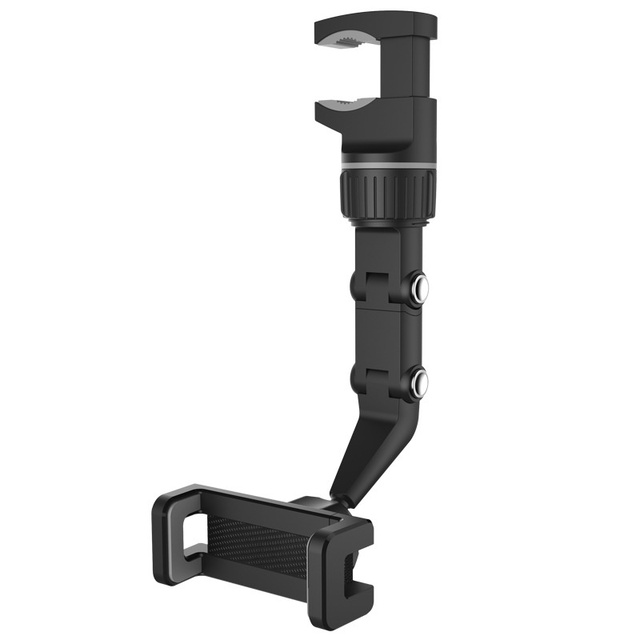 360 Degree Rotation Car Rearview Mirror Phone Mount Holder Cradle for  GPS Navigation