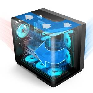 Soeyi 2025 ATX <span class=keywords><strong>Pc</strong></span> Gabinete Carcasa Vidrio Curvo Gabinete Gamer Ventas al por mayor <span class=keywords><strong>Gaming</strong></span> Boitier <span class=keywords><strong>PC</strong></span> <span class=keywords><strong>Computer</strong></span> Case - Product Image 6
