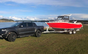 Yacht <span class=keywords><strong>de</strong></span> luxe <span class=keywords><strong>en</strong></span> aluminium soudé <span class=keywords><strong>de</strong></span> 6,25 m (20,5 pi) avec cabine Cuddy et hard-top, idéal pour le sport, les excursions et les loisirs, équipé d'un moteur hors-bord haute vitesse, à vendre. - Product Image 2