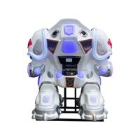 Vente de machine de jeu d'arcade de robot de conduite d'amusement électronique de sièges de manèges de robot de marche à piles
