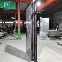 Porte coupe-feu composite bois-acier à feuille unique avec cadre compact pour ouverture murale étroite dans les appartements résidentiels