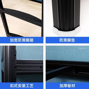Swimming Bunk <b>Bed</b> 1850x2000x900mm <b>Double</b> Decker Iron Frame With Storage School Dormitory Use - Product Image 3