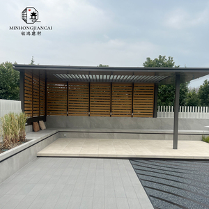Pavillon <span class=keywords><strong>de</strong></span> patio extérieur rétractable automatique avec persiennes Bioclimat en aluminium contrôle Toja grille LED moteurs pour pergola - Product Image 4
