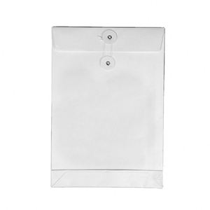 Custom Printing Mini Jewelry Packaging Black Brown Kraft Paper <b>Envelope</b> With Button and String - Product Image 1