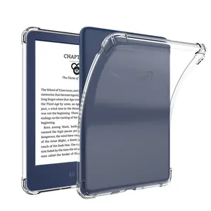 Pour Kindle 11th Génération 2022 Anti-chute Airbag Transparent clair TPU Cas Silicone Couverture Arrière pour Kindle 2022