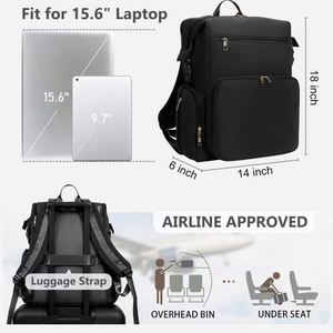 Mochila Pañalera con Cambiador Gratis, Bolsa de Maternidad Grande para Bebé Recién Nacido, Bolso de Viaje con Bolsillos Térmicos - Product Image 6