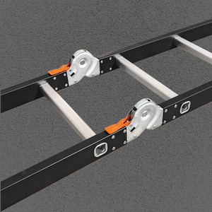 Échelle transformable multifonction <span class=keywords><strong>8</strong></span>-en-1 en acier au carbone, certifiée EN131 - Product Image 4