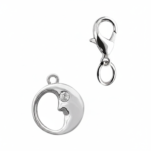 Ciondolo 'Luna' 15x17 mm per Creazione Gioielli - Product Image 2