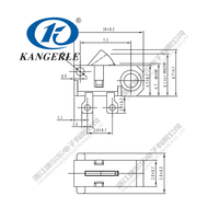 Micro-interrupteur Chinakel, micro-interrupteur Toneluck hautement subminiature, KFC-V-204F