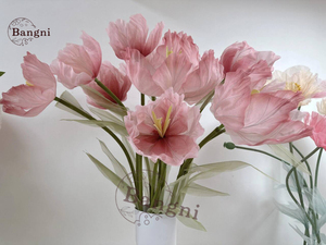 Nhân Tạo Khổng Lồ Hoa Trang Trí Handmade Hoa Tulip Hoa Đối Với Trang Chủ Cửa Hàng Cửa Sổ Trang Trí Đám Cưới - Product Image 6